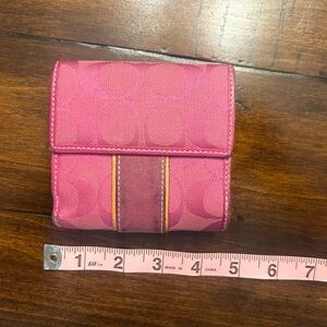 Coach Pink Wallet